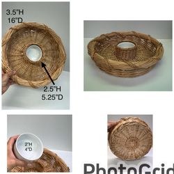 Wicker Basket Set Home Decor Storage - Yes, it’s Available