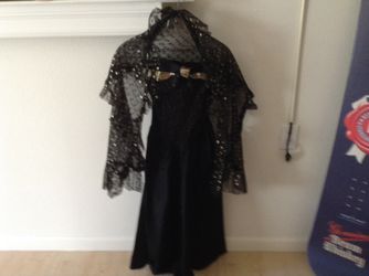 Beautiful Taffeta Party Dress with Matching Shoulder Wrap