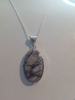 Natural Picasso Jasper Pendant Necklace,