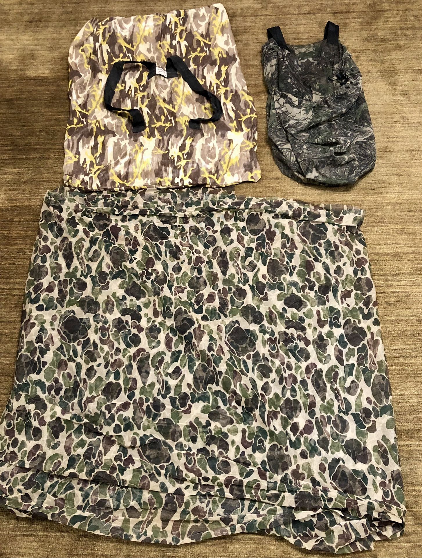 Duck Hunting Sporting Goods, Cabela’s Mesh Decoy Bag, Duck Carrying Bag, Camouflage Netting