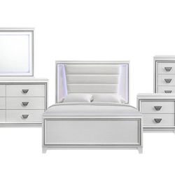 NEW 5 PCS QUEEN BEDROOM SET WITH FREE DELIVERY 