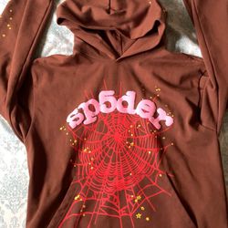 Spider hoodie brown ( sp5der )