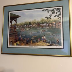 Art Wall Hanging Allentown KAROLINE SCHAUB-PEELER LITHOGRAPH