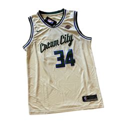 Milwaukeew Bucks Jersey Giannis Antetokounmpo Cream City Edition Mens XL Basketball for Sale in Los Angeles CA OfferUp