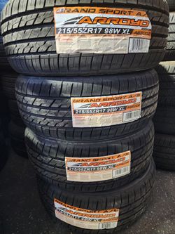 $380 NEW SET 4 TIRES 215 45 17 ARROYO INSTALACIÓN Y BALANCEO 3186 Las Vegas Blvd N, Las Vegas, NV 89115