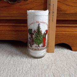 Vintage Coca-Cola Holly Hobbie Christmas Glass