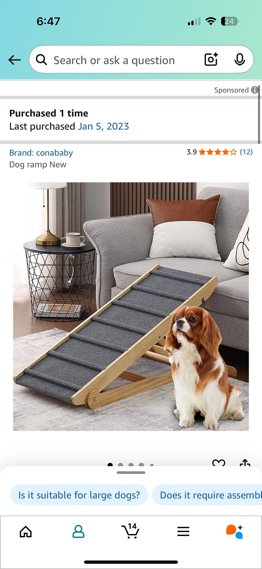 Stairs To Bed For Dog
