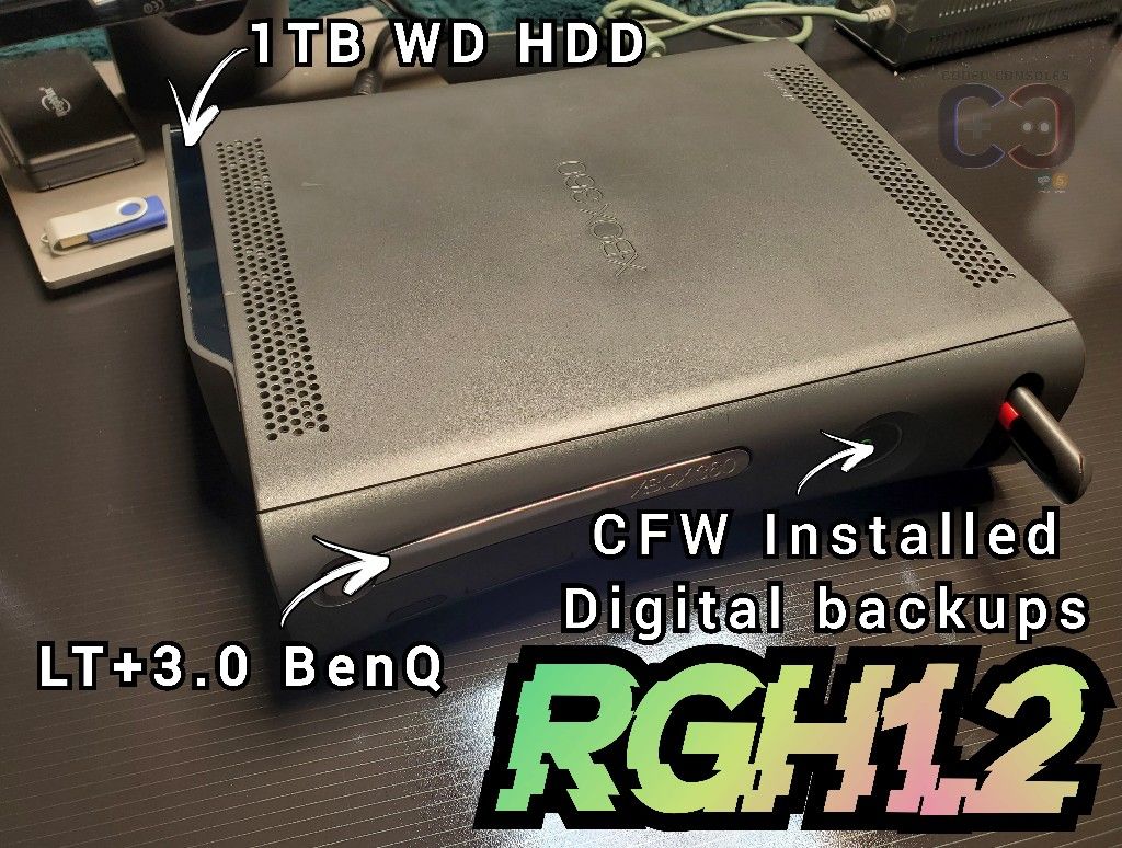 Modded Xbox 360 Tonasket 1TB (READ DESC.)