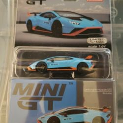 Mini GT Mijo Exclusives Lamborghini Huracan STO Blu Laufey #475 Limited 1 Of 5400