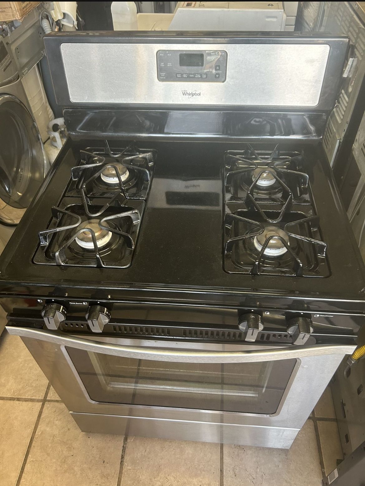 Sale Whirlpool Stainless Steel Stove (delivery+install Available) Width