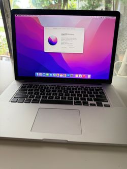 MacBook Pro 15 inch 250 gb