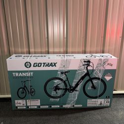 GOTRAX Adult Transit 27.5" Step Through Electric Hybrid Bike