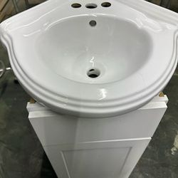 Wall Hung Corner Sink
