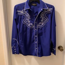 The American West Royal Blue Shirt