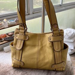 Tignanello Leather Hobo Bag 
