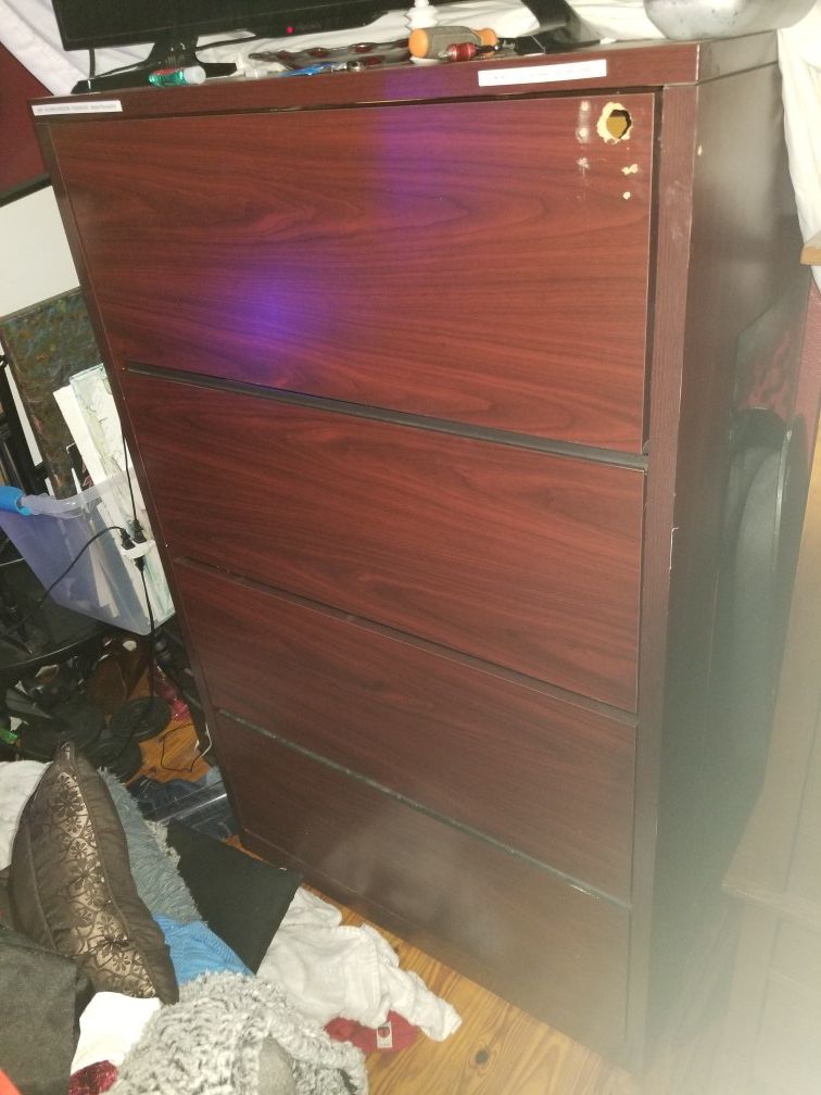 Free filing cabinet..needs some TLC but very sturdy