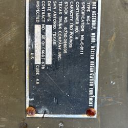 31-16-15 Tall.   Nested Military Box