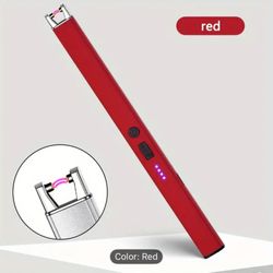 Electric Lighter Usb Charging (Red Color)