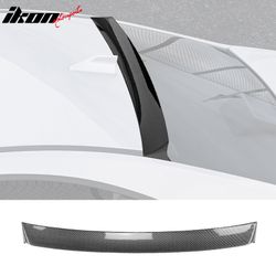 Fits 2022-2025 Subaru WRX IKON Carbon Fiber Print Rear Window Roof Spoiler Wing ABS