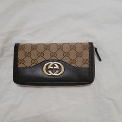 GUCCI GG  Wallet 308012 Beige/Brown