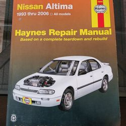 Haynes Nissan Altima 1(contact info removed)
