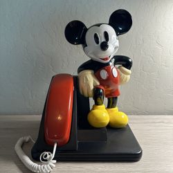 Disney Mickey Mouse telephone - UNTESTED