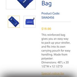 Southwest Car Seats/ Stroller Travel Bag 