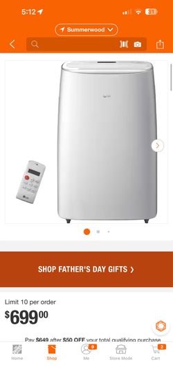 LG Portable AC Unit