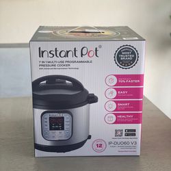 Instant Pot 7 In 1 Pressure Cooked