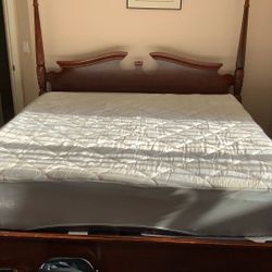 King Size Bed, Purple Brand Mattress, 80x76