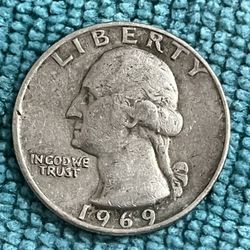 Rare Quarter 1969 - $2,000.00