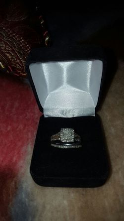 Dimond engagement ring set