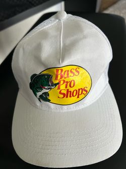 Bass pro logo white cap