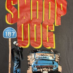 Snoop Dogg Modern Boot AOP Gray Shirt - Size XL