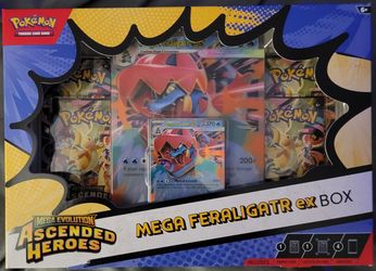Pokemon Ascended Heroes Mega ex Boxes - Mega Feraligatr Ex