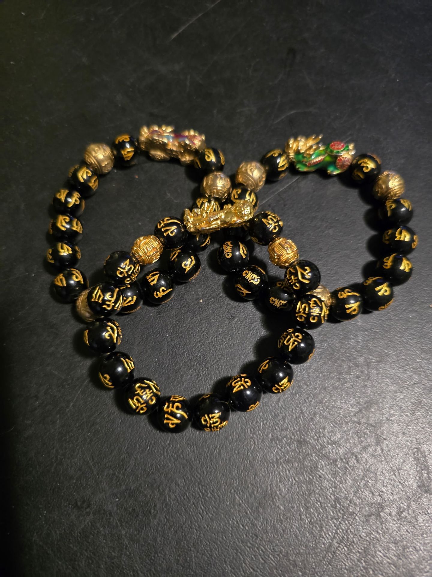 Black Oxidian rock bracelets