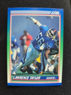 Lawrence Taylor Score NFL Trading Card Giants