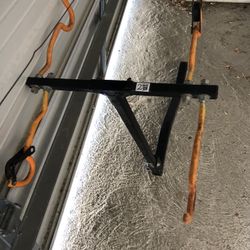 Bike rack For Standard Slide 2 1/2 Inch Hitch Folds down For Easy Access To Hatch Or Tailgate 