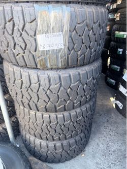 33x12.50r24 arroyo  #4 New Tires Mount & Balance // Set De 4 Llantas Nuevas Instaladas Y Balanceadas