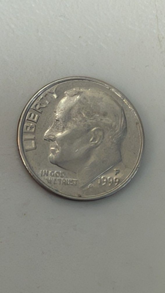 1999 P Roosevelt Dime