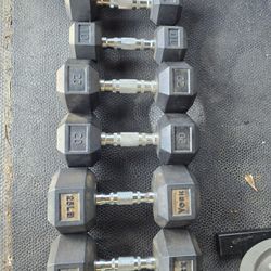 Weight Rubber Dumbbells 