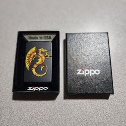 Zippo Lighter  - Golden Dragon (Never Used)