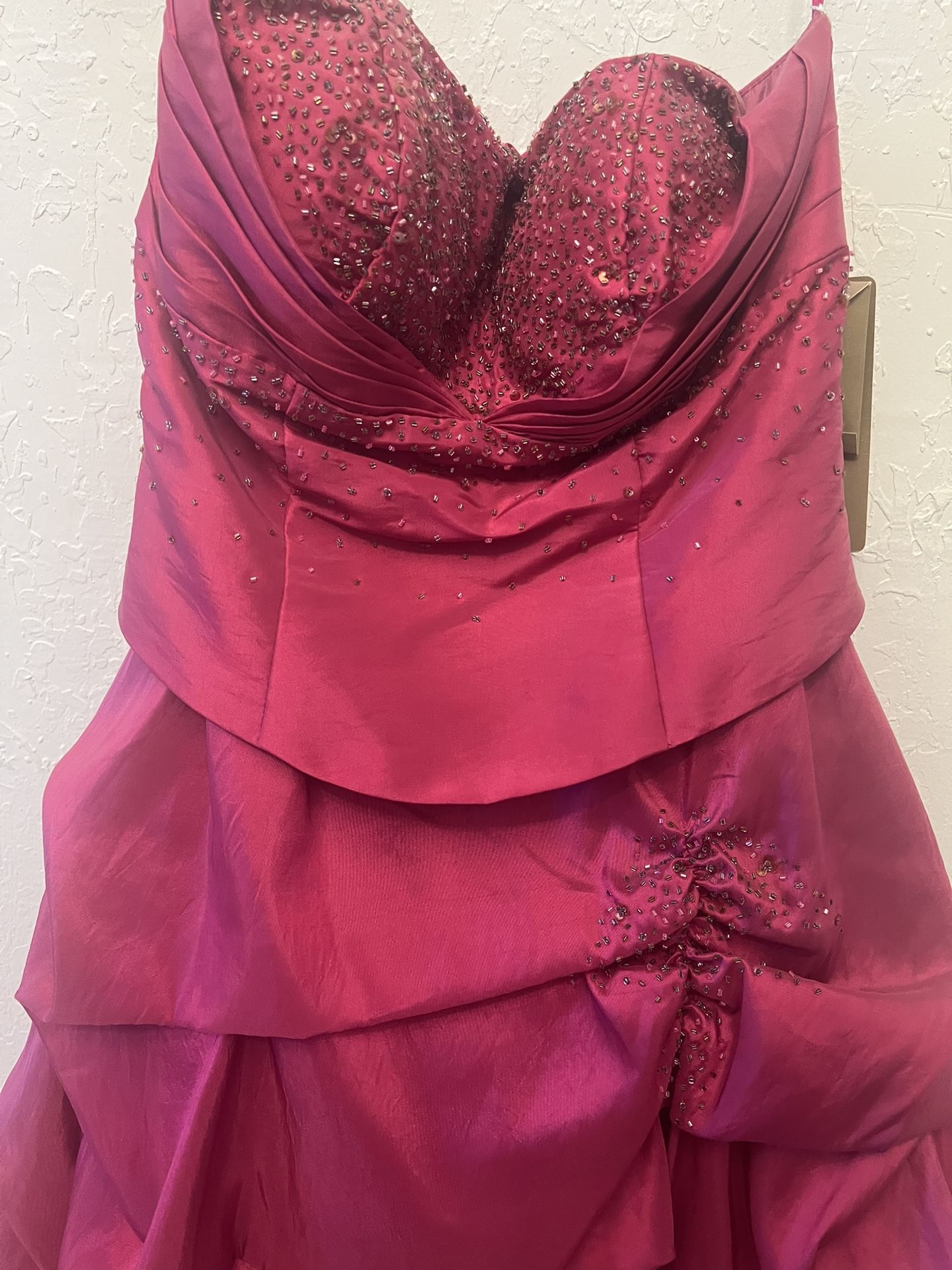 Pink Dress Prom QuinceaƱera Party Dress Size S