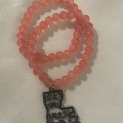 Stainless Steel Charm New Orleans Saints Themed Charm Bracelets