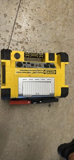 Stanley Rhino 500w power station w compressor and jumper