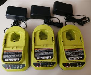 3 Ryobi 18v Chargers