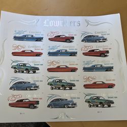 Lowrider forever postage stamps