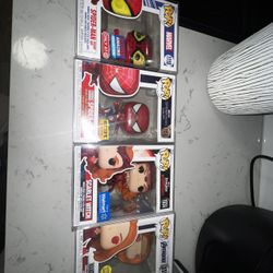 Marvel Funkos Spiderman And Wanda  