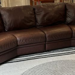 Beautiful Comfortable Leather Sofa 