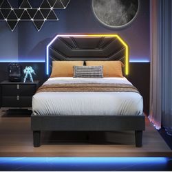 New Twin XL Bedframe & Twin Mattress (optional)